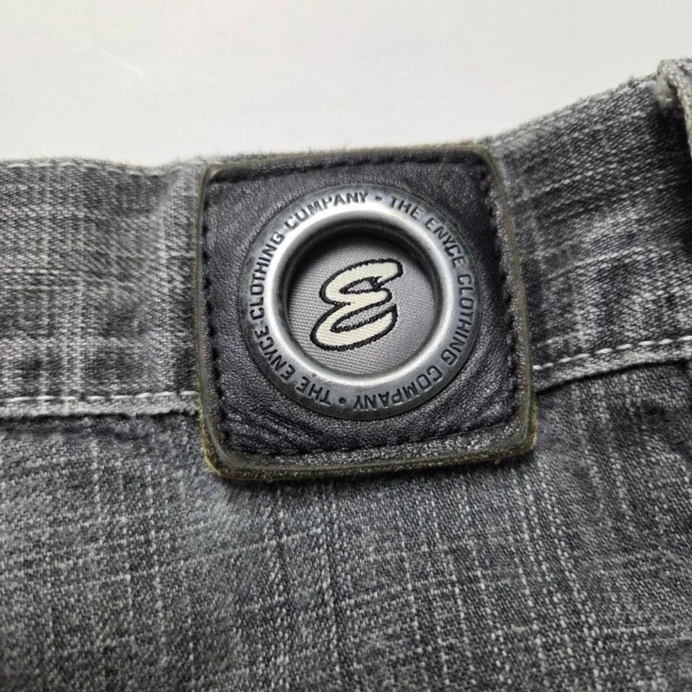 Vintage ENYCE Y2K Charcoal Denim Jeans Size 32W x 29L